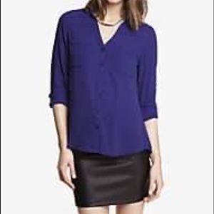 Express Portofino Blue Shirt in Large